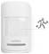 A white Avidsen motion sensor is shown next to a simple line drawing of a person walking, suggesting motion detection functionality.