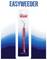 A red EasyWeeder tool in packaging blisters against a blue wave background. Title 'EASYWEEDER' at top and 'Siser' logo on packaging.