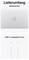 'MacBook Neo delivery contents' with illustrated closed laptop and USB-C charging cable (1.5 m) below.