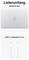 Scope of delivery: MacBook Neo in silver and a USB-C charging cable (1.5 m).