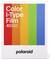 'Polaroid Color i-Type Film, 40 Instant Photos' packaging with vertical stripes in red, orange, green, and blue.