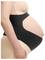 'A pregnant person wearing a supportive maternity belt, shown in a side profile view.'