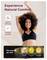 A smiling person with curly hair stretches in a black sports bra. Text highlights 'Gentle Softness' and 'Endless Comfort.' Bottom displays three award logos.