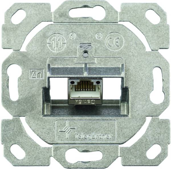 Telegärtner Network outlet Screw fastening, Flush mount Insert CAT 6A
