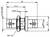 Technical drawing of a fastener/connector with side and front dimensions, including length 36, diameter 17, hex 16, and thread 1/2-28 UNEF.