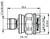 Technical drawing of a Telegärtner coaxial connector with labeled dimensions: 32,6 length, SW 19, 7/16-28 UNEF, 5/8-24 UNEF, and Ø20,8.