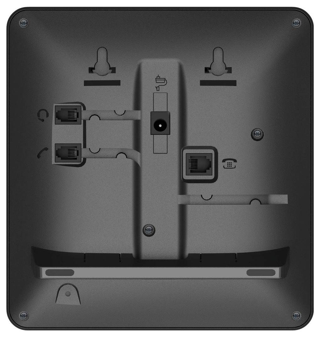 'Router rear view' showing ports for internet and power connections, wall mounting slots, and a reset button at the center.