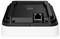 'Rear view of a black and white electronic device with an Ethernet port and power button, designed for connectivity or charging purposes.'