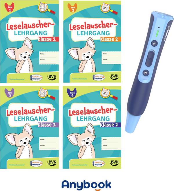 Anybook Starter set Starterset Leselauscher Trainingshefte mit Anybook Pro Audiostift German 1 pc(s)