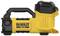 A yellow and black Dewalt 18V XR cordless tool with a compact design, featuring a handle for grip. The tool is focused and isolated.