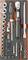 Tool kit set with ratchet handles, extension bars, sockets, bits, and adapters organized in a molded case.