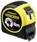 Stanley Fatmax tape measure, 8m length, marked 'Made in France', with a robust yellow and black casing for durability and grip.
