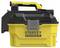 'STANLEY FATMAX' yellow and black portable wet/dry vacuum with handle, designed for easy transport and storage.