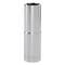 A silver metal socket, cylindrical in shape, used for turning nuts and bolts. It appears smooth and sturdy, suitable for mechanical use.
