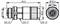 Technical drawing of a cylindrical threaded connector with dimensions labeled M16x1.5, M12x1, Ø20.4, Ø20, and wrench sizes SW 19, SW 17, SW 15.