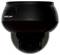 A black Foscam dome security camera with a rounded design, featuring a visible lens underneath, suitable for indoor or outdoor use.