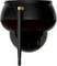A black dome surveillance camera with an antenna, facing downward, designed for monitoring indoor or outdoor spaces.