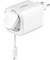 White USB wall charger with two-prong plug and attached cable, shown isolated on a plain background.