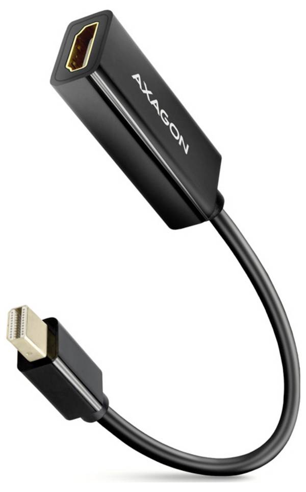 AXAGON RVDM-HI14N Mini DisplayPort / HDMI Adapter [1x Mini DisplayPort plug - 1x HDMI plug] Multicolour  15 cm
