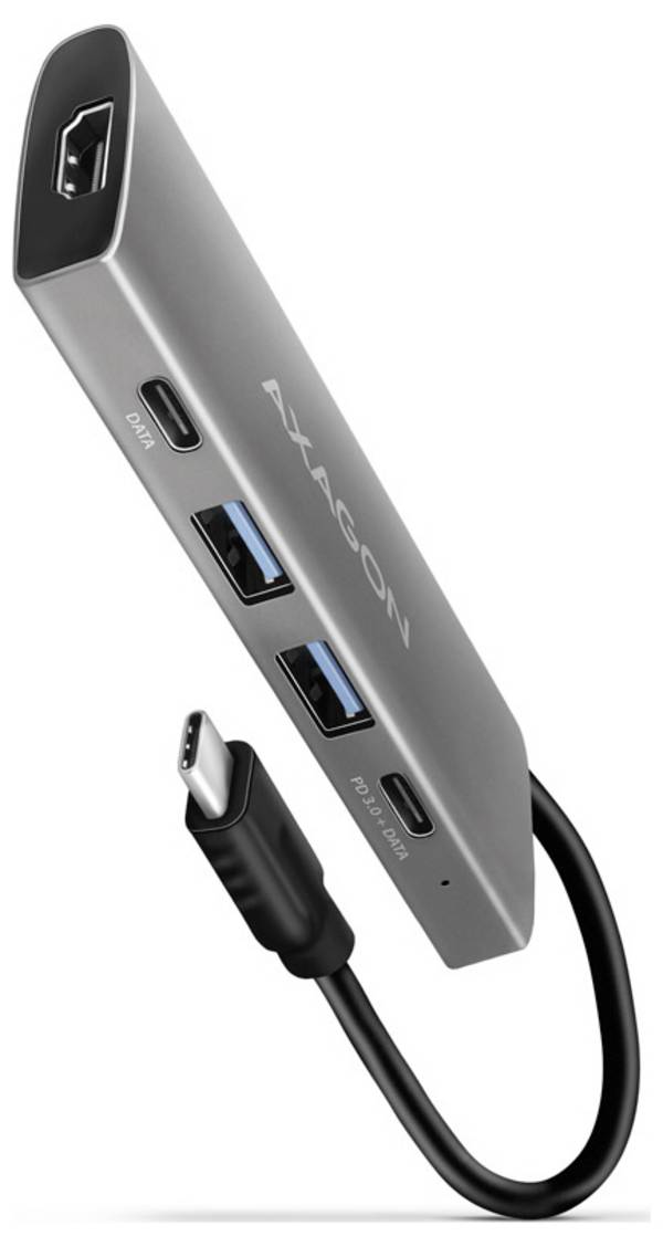 AXAGON HMC-5G2 USB hub 4 ports USB 3.2 2nd Gen, HDMI 1.4a 5 GBit/s