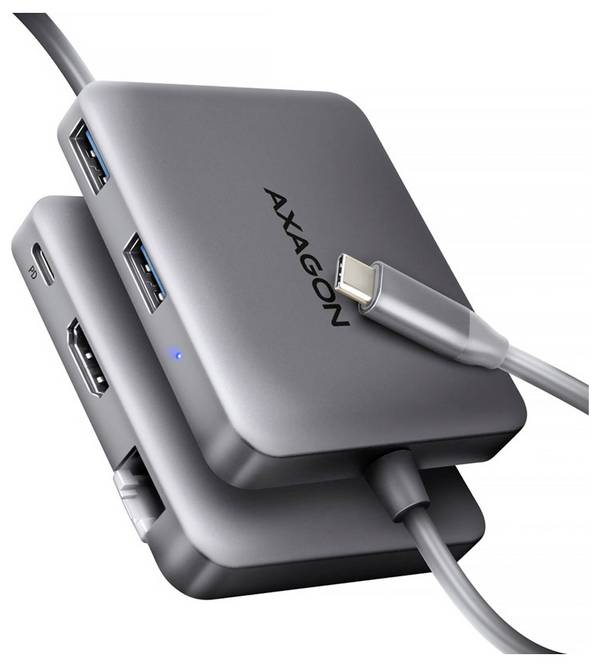 AXAGON HMC-5HL USB hub 5 ports HDMI™, RJ45 USB 3.0 5 GBit/s Ultra HD compatibility