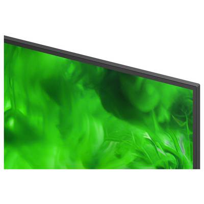 Abstract green liquid or smoke-like texture displayed on a tilted screen or monitor<br>