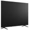 Black flat-screen television on two angled stand legs, shown front view against a plain white background.
