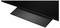 Close-up of a black fold-out tray or shelf extending from under a dark panel, shown on a white background.
