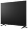 Black flat-screen television on two stand legs, shown against a white background.