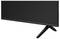 Close-up of a flat-screen TV with a black bezel and angled stand on a white background.