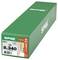 Green SPAX construction screws box labeled 8x340, 50 count, made in Germany.