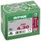 Green SPAX screw box labeled '4 x 30' and 'T20', with product image and barcode on the front.