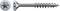 A silver SPAX screw shown in side view, with a star-shaped recessed head and threading along the shaft.
