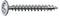 Metal screw fastener with a large washer head, shown in side view on a white background.