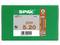 Green SPAX screw box labeled '2000' and '5 x 20' with barcode and screw illustration.