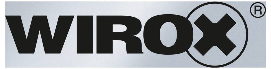 WIROX logo in bold black letters with a circled X and registered trademark symbol on a light gray background.