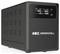 Black Greencell uninterruptible power supply with front status display showing battery and power icons.
