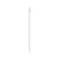 White Apple Pencil stylus shown vertically on a plain white background.