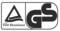TÜV Rheinland GS certification mark logo in a rounded rectangle, with 'TÜV Rheinland' text and GS symbol<br>
