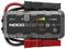 NOCO Boost HD GB70 portable jump starter with red and black clamps, power button, charge indicators, and 12V 2000A label<br>