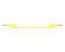 Yellow test lead cable with metal connector clips on both ends, shown on a white background.