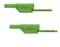 Two green insulated electrical connectors with labeled wires, '2.5mm² 32A' and 'SCHUTZINGER', shown on a white background.<br>