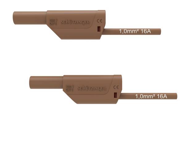 Schützinger VSFK 8500 / 1 / 150 / BR Connection cable 150 cm Brown 1 pc(s)