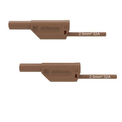 Two brown electrical cable connectors shown side by side, each labeled '2.5mm² 32A'.