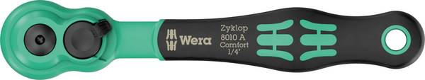 Wera 8010 A Zyklop socket wrench Metric 1/4", 1/4" (6.3 mm) 05005600001
