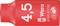 Red Wera tool bottle or container with large white '4,5' and 'Wera' text and logo, shown on a white background.