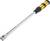 A long metal socket wrench extension bar with a black-and-yellow handle, shown diagonally on a white background.
