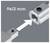 Diagram showing a 9x12 mm metal connector being inserted into a matching socket, indicated by a large arrow.