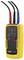 Yellow Chauvin Arnoux CA 6611 electrical tester with three labeled probe leads and front control buttons for measuring U, V, and W signals.