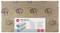 GBC Velocity Lamination Film Rolls box on brown cardboard, labeled 'A4' and '80 microns' with product image of two clear lamination rolls.<br>